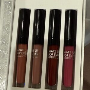 Makeup Forever Lipstick Collection - Brown, Red, Pink